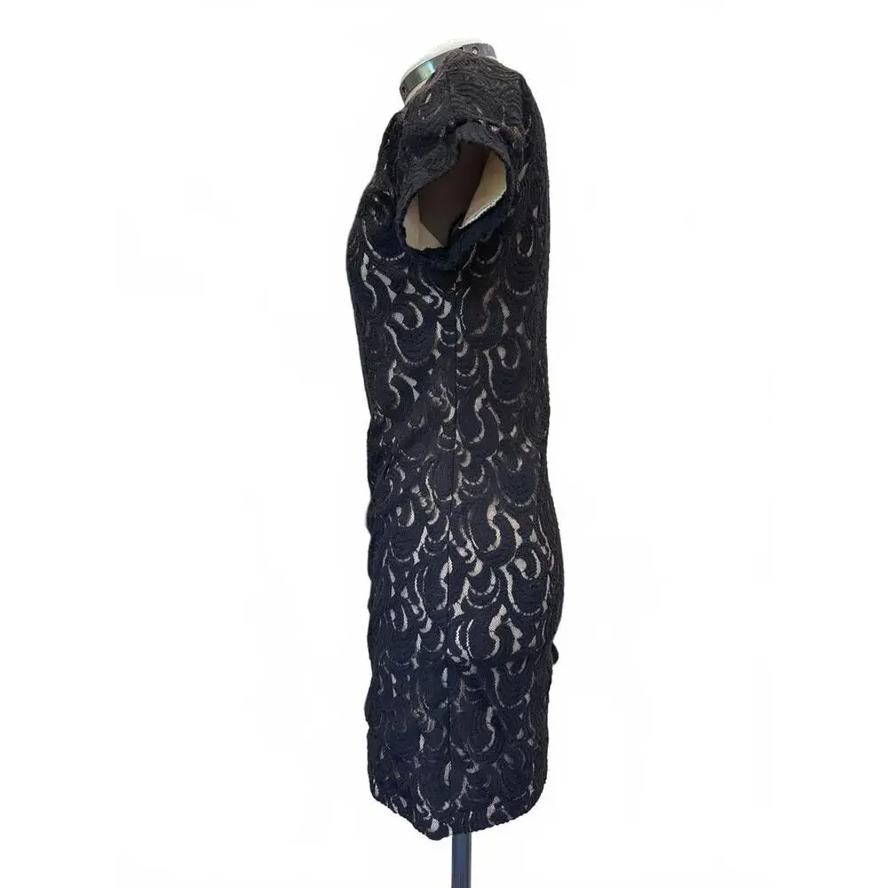 Vintage Vivienne Tam Women's Black Lace Dress XS - Picture 9 of 10